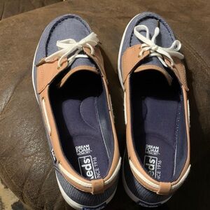 Keds Navy and Tan Casual Shoes